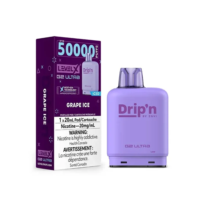 Level X Drip’n G2 Ultra Pod – Grape Ice (MB)