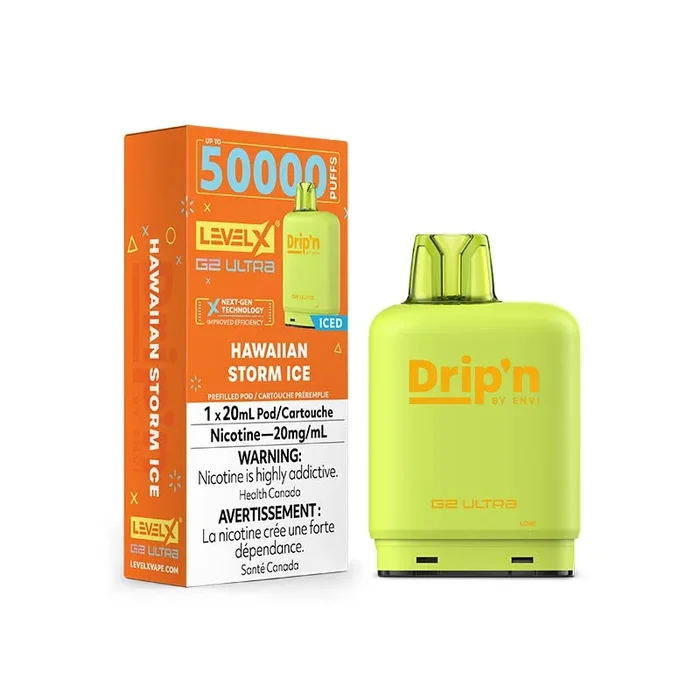 Level X Drip’n G2 Ultra Pod – Hawaiian Storm Ice (ON)
