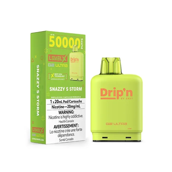 Level X Drip’n G2 Ultra Pod – Snazzy S Storm (ON)