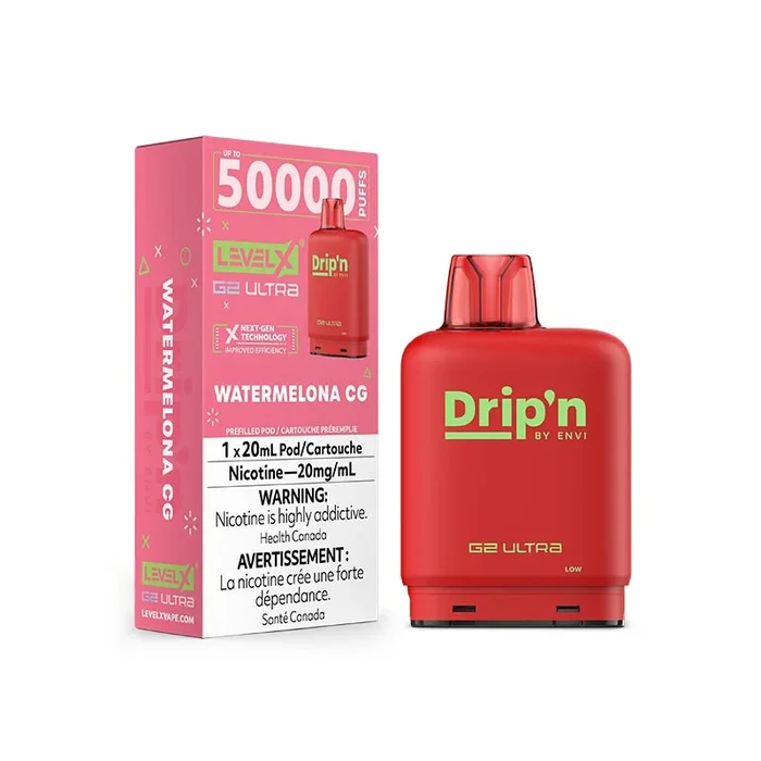 Level X Drip’n G2 Ultra Pod – Watermelona CG (ON)