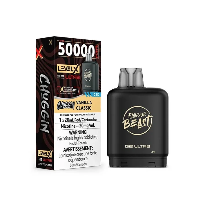 Level X Flavour Beast G2 Ultra Pod – Chuggin’ – Vanilla Classic Ice (AB)