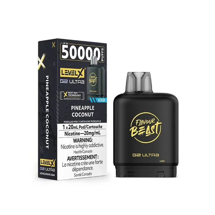Level X G2 Ultra Pod – Flavour Beast – Pineapple Coconut Iced