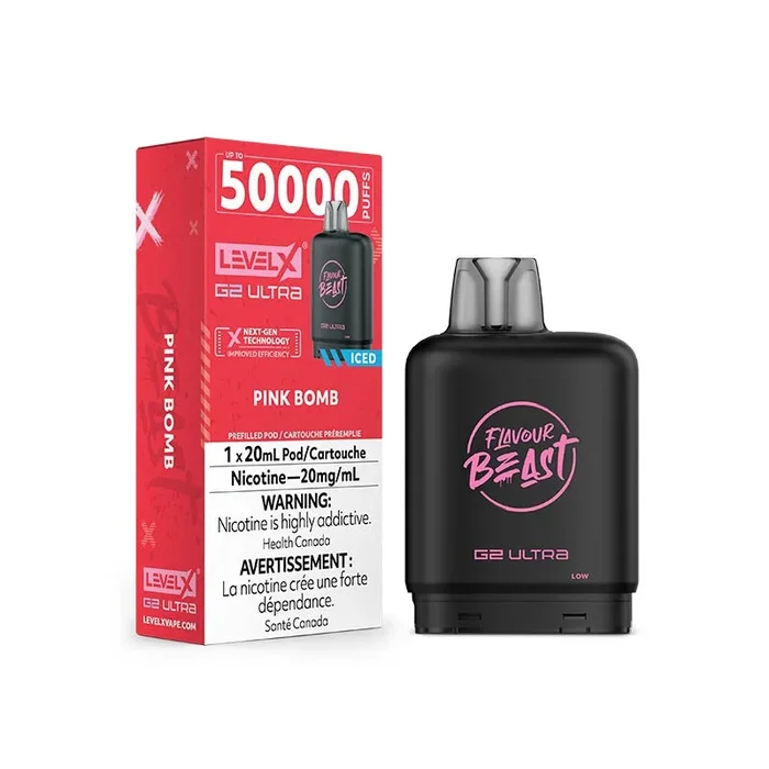 Level X G2 Ultra Pod – Flavour Beast – Pink Bomb Iced (MB)