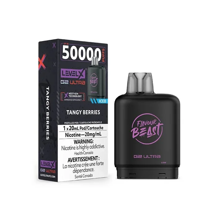 Level X G2 Ultra Pod – Flavour Beast – Tangy Berries Iced (MB)