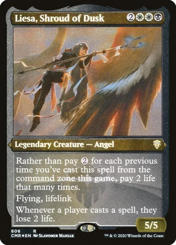 Liesa, Shroud of Dusk (Foil Etched) (606) (CMR)