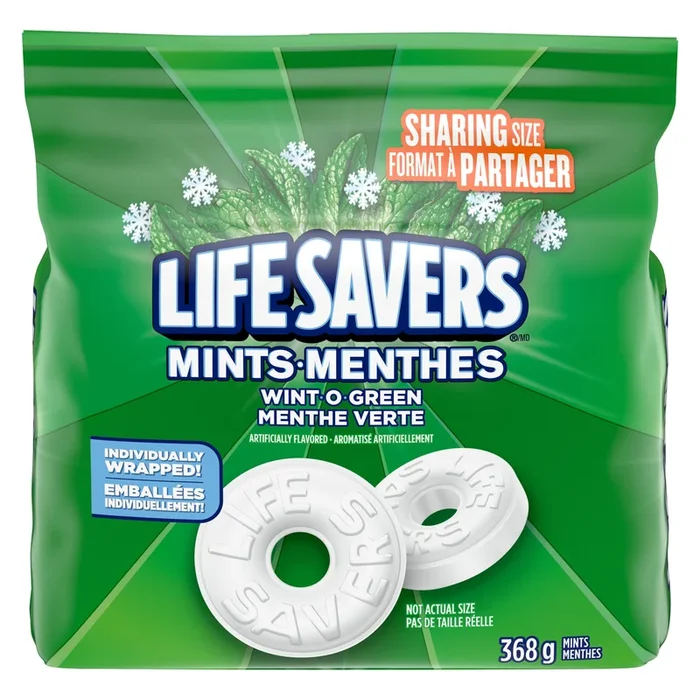 Life Savers Mints Wint-o-Green Sharing Size, 368 g