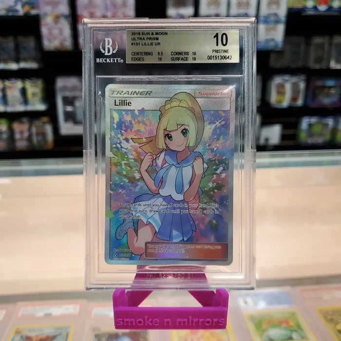 Lillie – Ultra Prism Holofoil: BGS 10