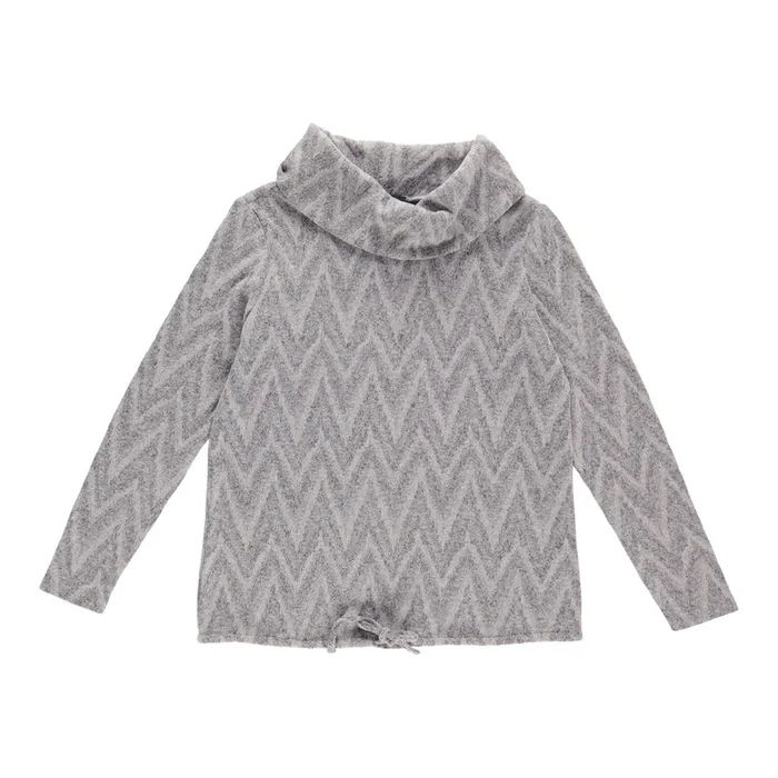 lily morgan Women’s Cowl Neck Printed Top