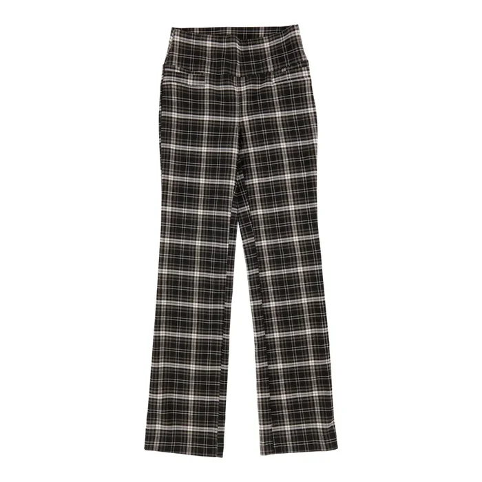 lily morgan Women’s Plaid Pants with Pockets