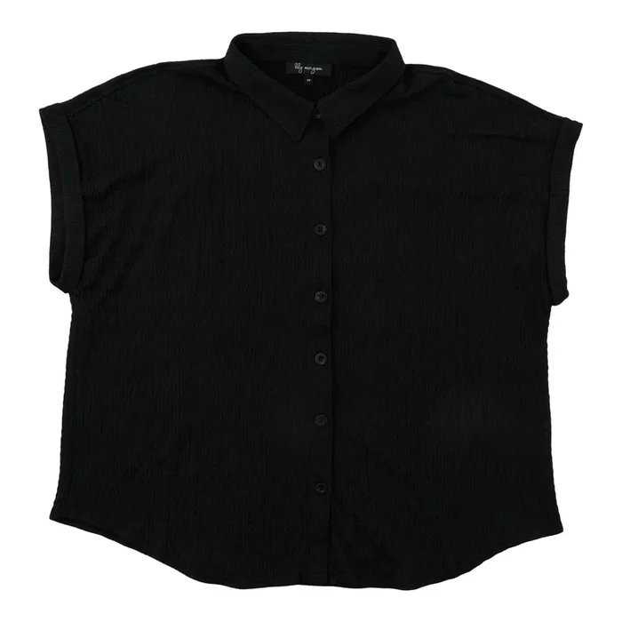 lily morgan Women’s Plus Crinkle Blouse