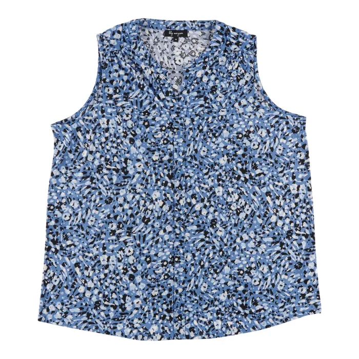 lily morgan Women’s Plus Printed V-Neck Camisole