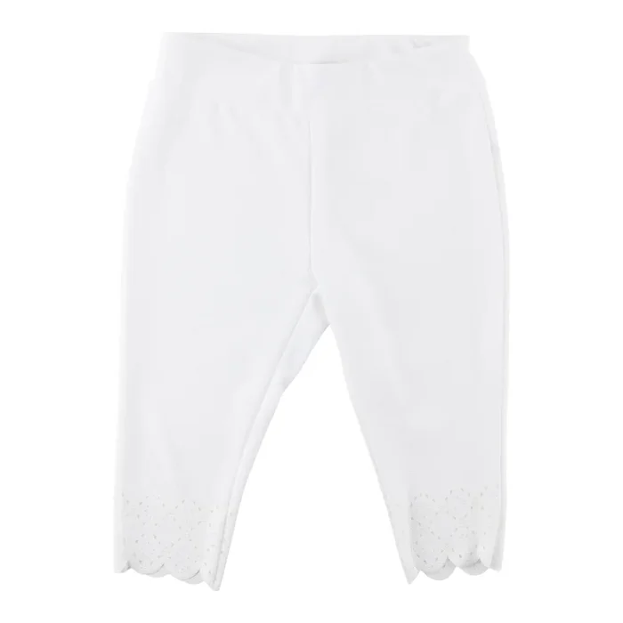 lily morgan Women’s Plus Solid High-Rise Laser-Cut Capris