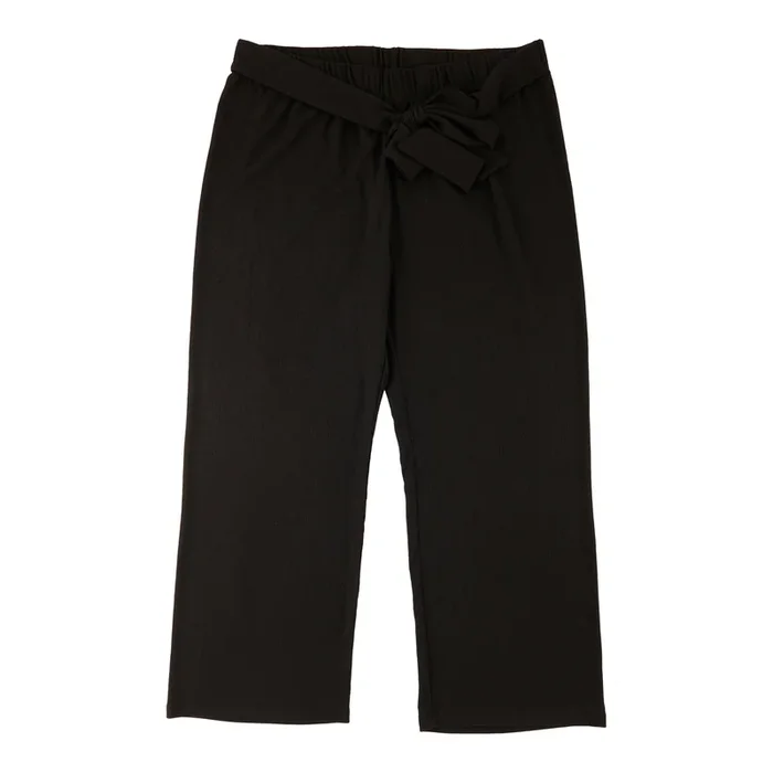 lily morgan Women’s Plus Tie Front Wide-Leg Pants