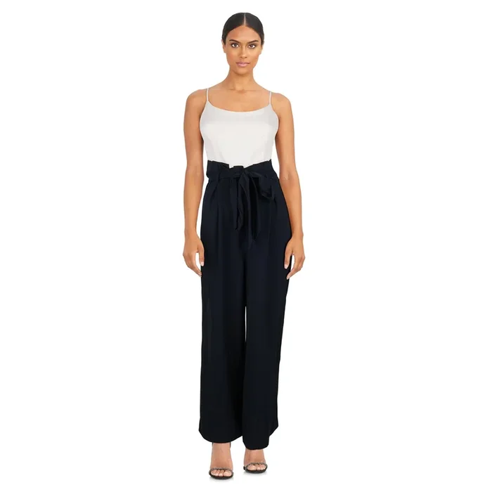 lily morgan Women’s Tie-Front Jumpsuit