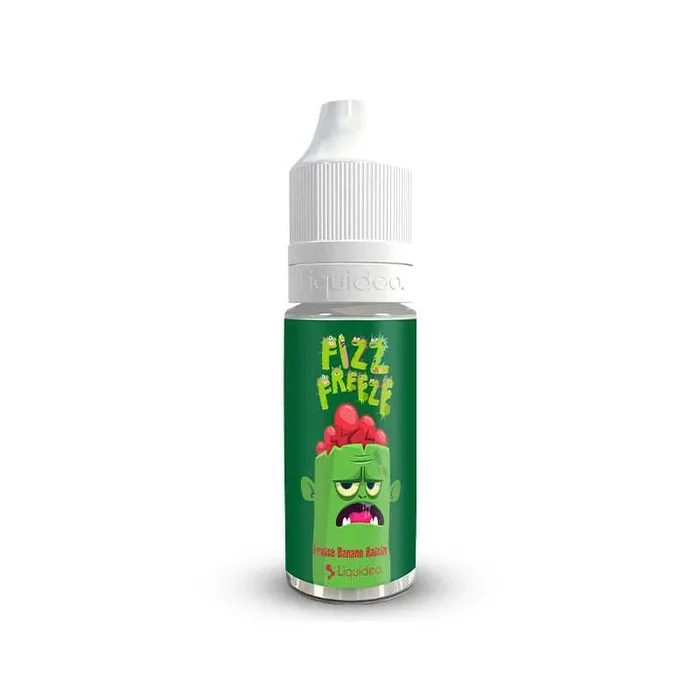 LIQUIDEO Fizz & Freeze Fraise Banane Raisin – E-liquido 10ml