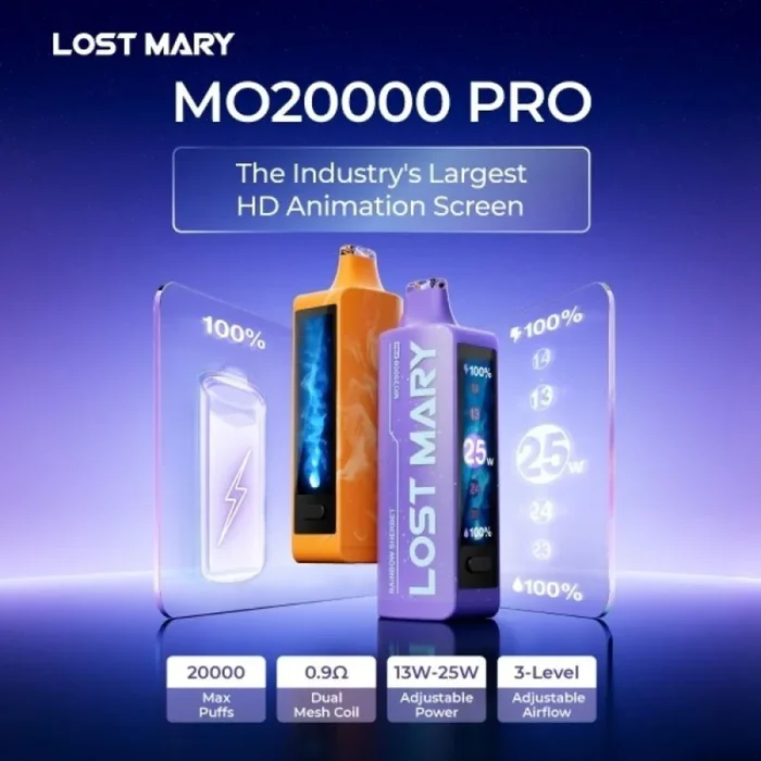 Lost Mary 20,000 PUFF Thermal Pro Disposable – MO20000