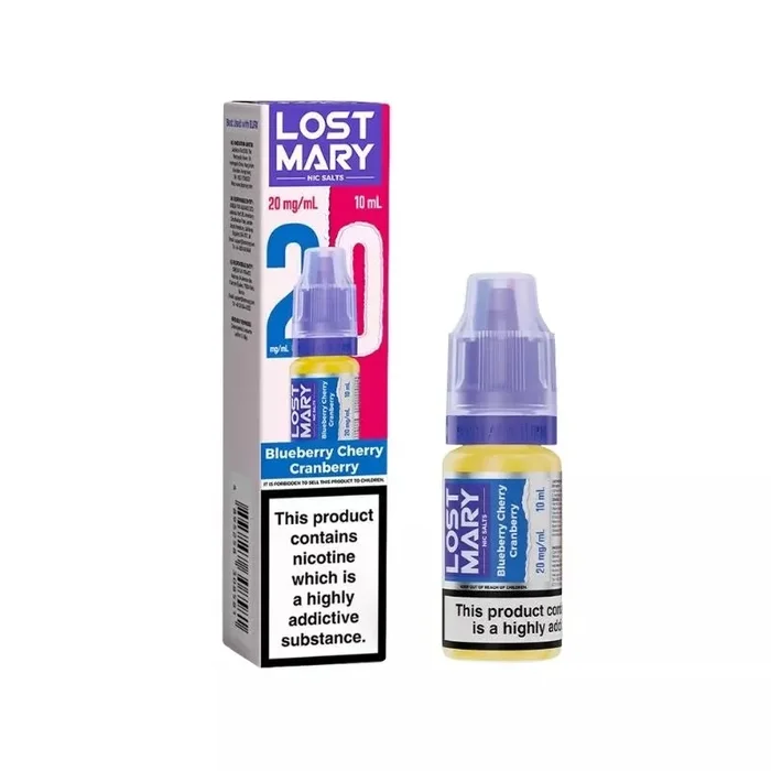 Lost Mary Blueberry Cherry Cranberry 10ml Nic Salt