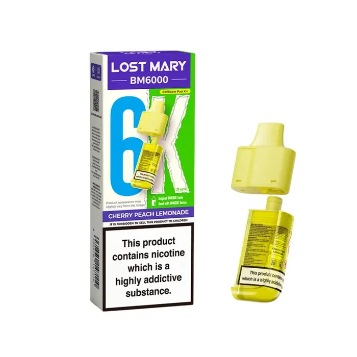 Lost Mary BM6000 Cherry Peach Lemonade Refill Pod