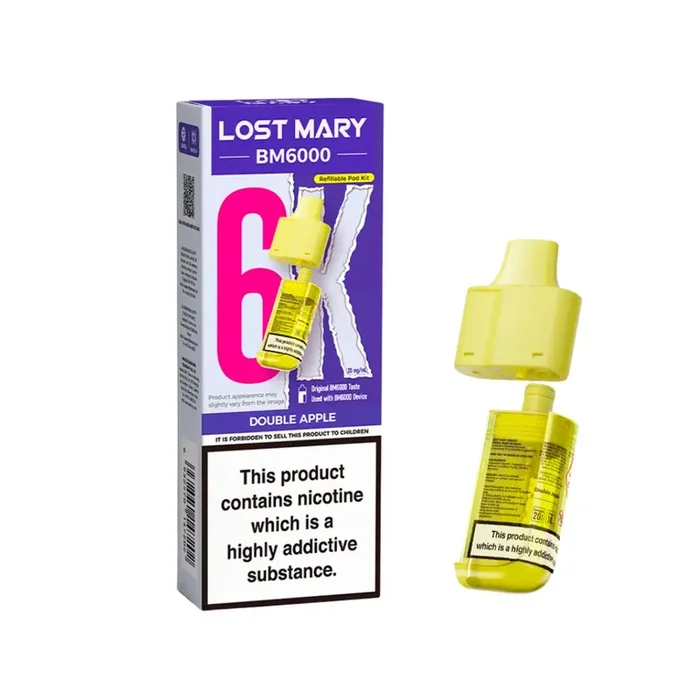 Lost Mary BM6000 Double Apple Refill Pod