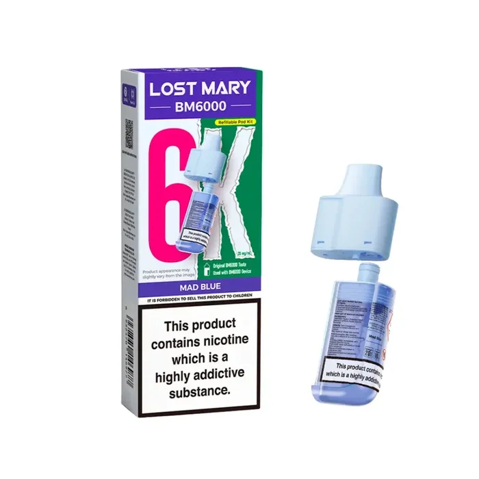 Lost Mary BM6000 Mad Blue Refill Pod