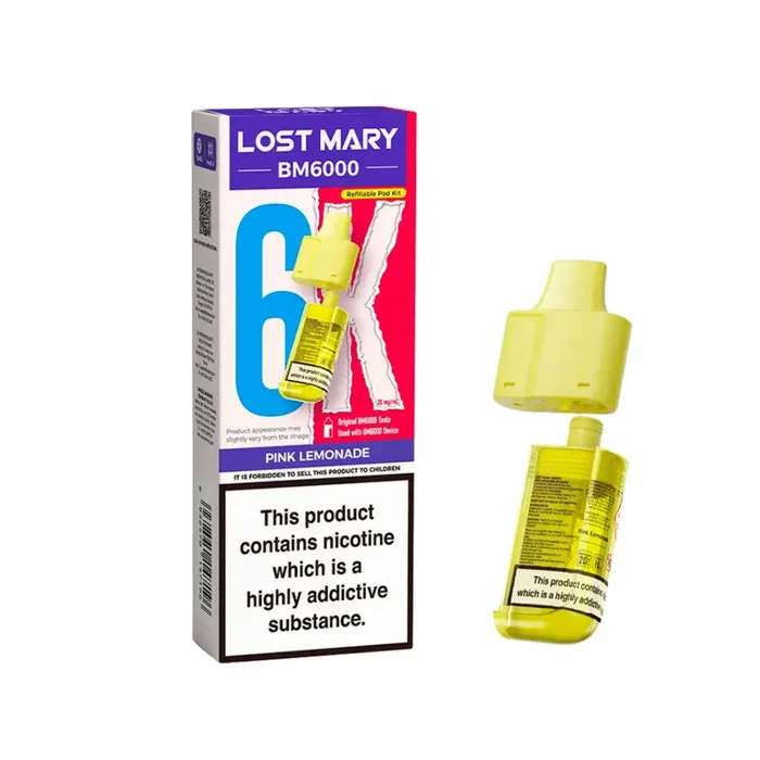 Lost Mary BM6000 Pink Lemonade Refill Pod