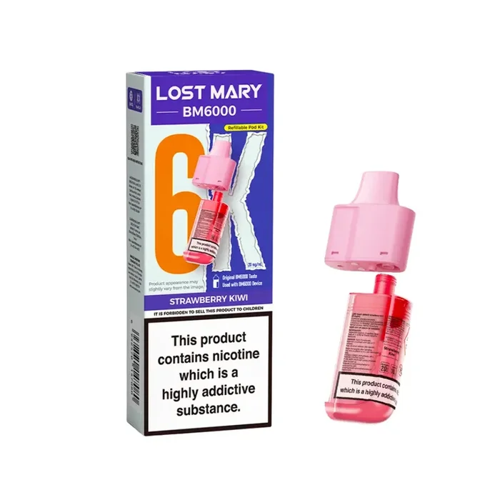Lost Mary BM6000 Strawberry Kiwi Refill Pod