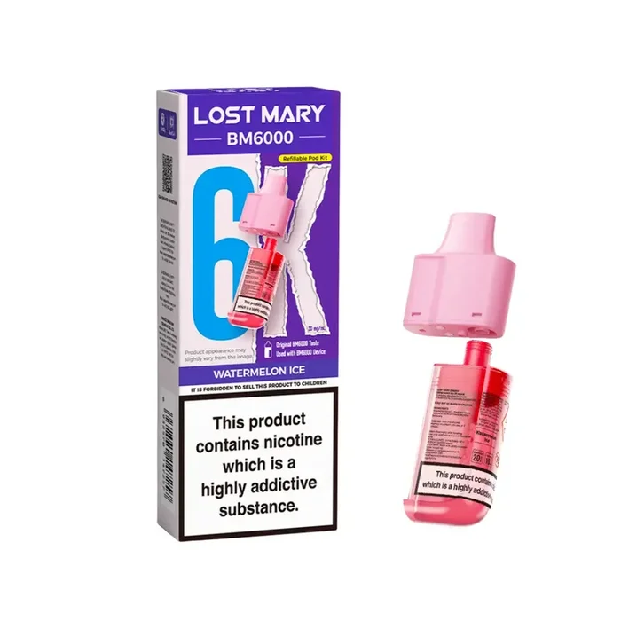 Lost Mary BM6000 Watermelon Ice Refill Pod