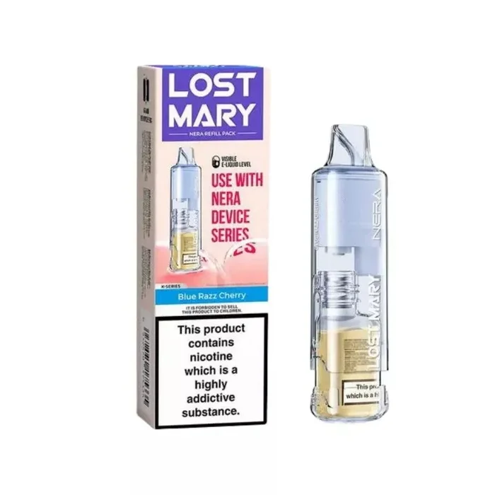 Lost Mary NERA Pureview Blue Razz Cherry Refill Pod
