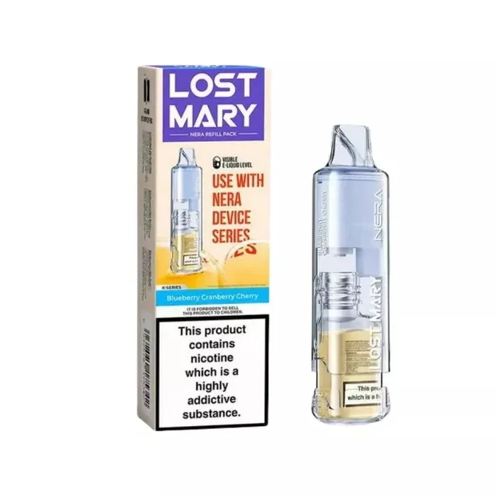 Lost Mary NERA Pureview Blueberry Cherry Cranberry Refill Pod