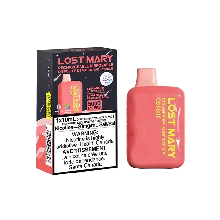 Lost Mary OS5000 Disposable – Strawberry Surprise Ice