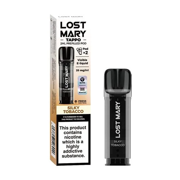 Lost Mary Tappo Prefilled Pod – Silky Tobacco
