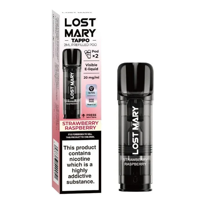 Lost Mary Tappo Prefilled Pod – Strawberry Raspberry