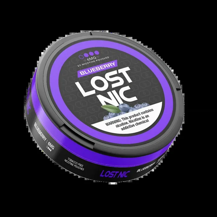LOST NIC Nicotine Pouch – Blueberry (20 Count)