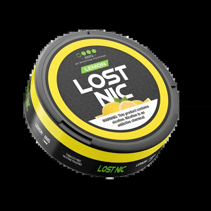 LOST NIC Nicotine Pouch – Lemon (20 Count)