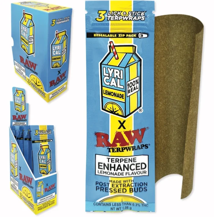 LYRICAL LEMONADE X RAW TERP WRAPS 3pk