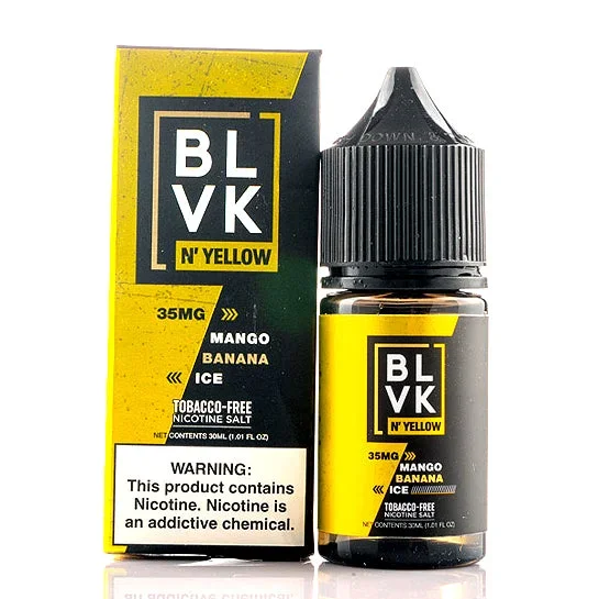 Mango Banana Ice Salt – BLVK E-Juice