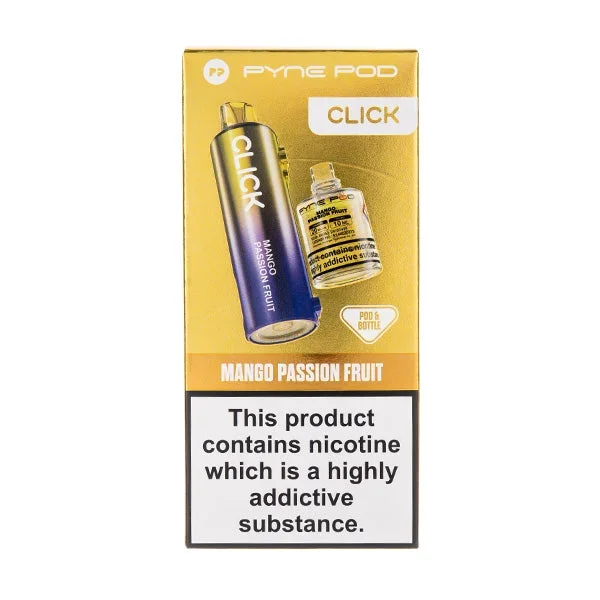 Mango Passion Fruit Pyne Pod Click Pod & Bottle