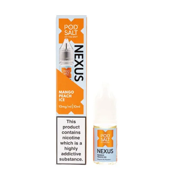 Mango Peach Ice Nic Salt E-Liquid by Pod Salt Nexus