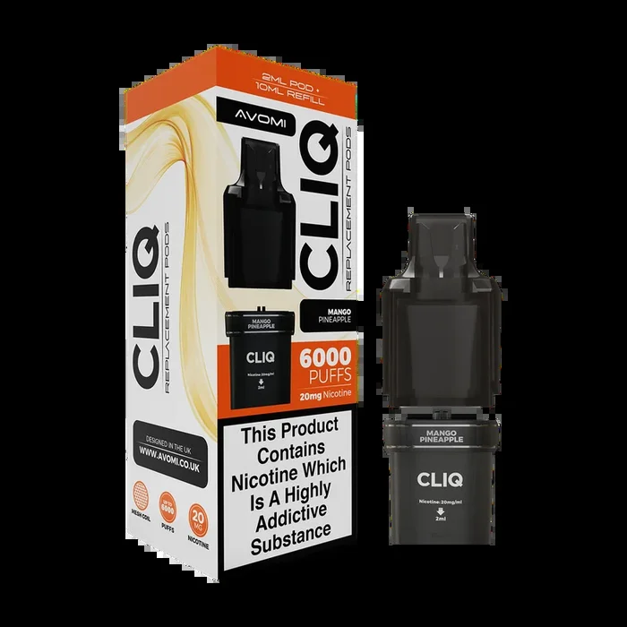 Mango Pineapple Avomi Cliq 6000 Refill Pack