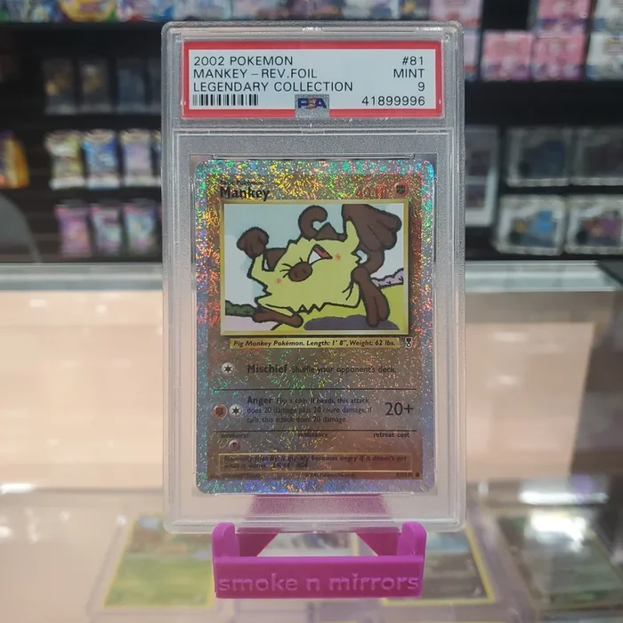 Mankey (81/110) [Legendary Collection] Reverse Holofoil: PSA 9