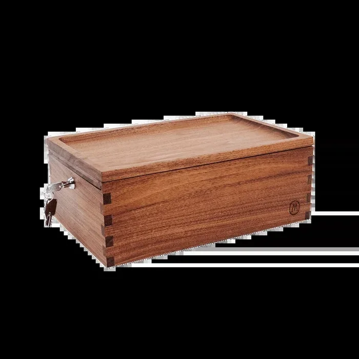 MARLEY NATURAL LOCK STASH BOX BLACK WALNUT