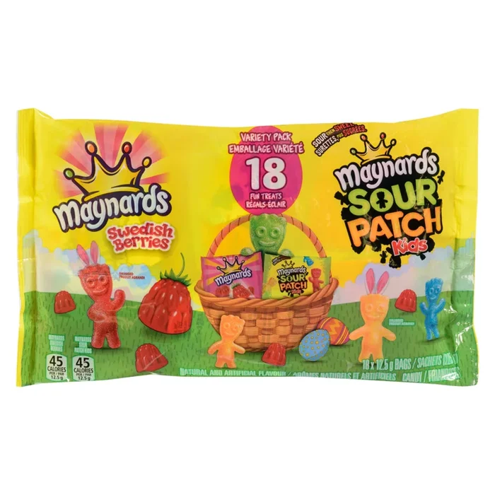 Maynard’s Sour Patch Kids Candy Bunnies, 18-Pack