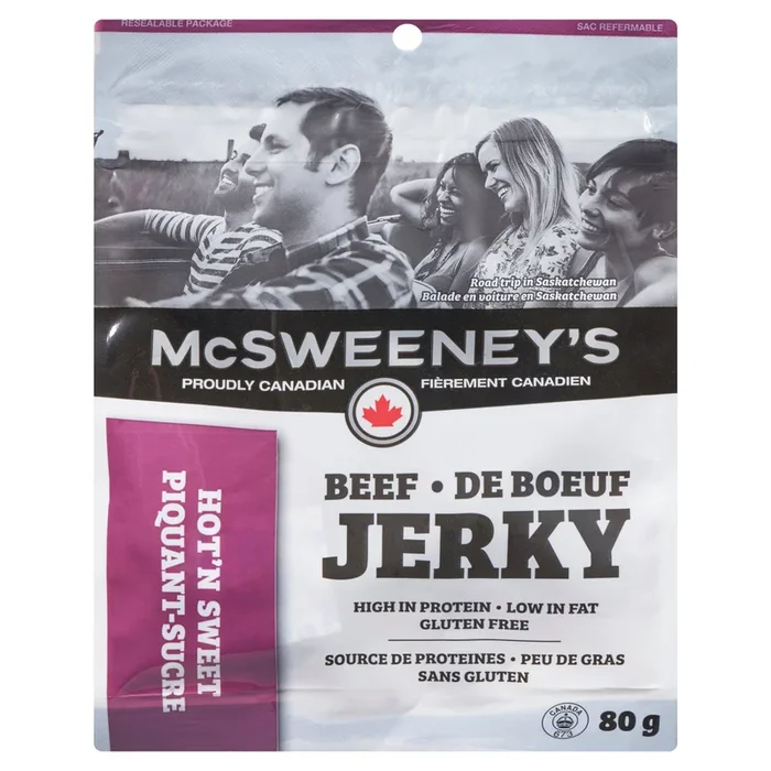 McSweeney’s de boeuf jerky piquant-sucre, 80 g