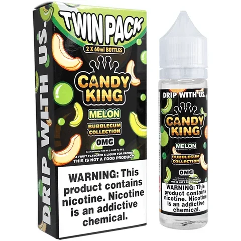 Melon Bubblegum by Candy King E-liquid (60ml)(ON SALE)