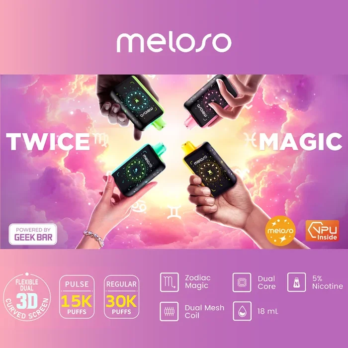 Meloso Bar 30K Powered By GEEK BAR Disposable – 30,000 Puff