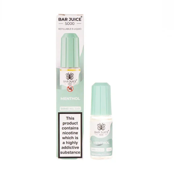 Menthol Nic Salt E-Liquid by Bar Juice 5000
