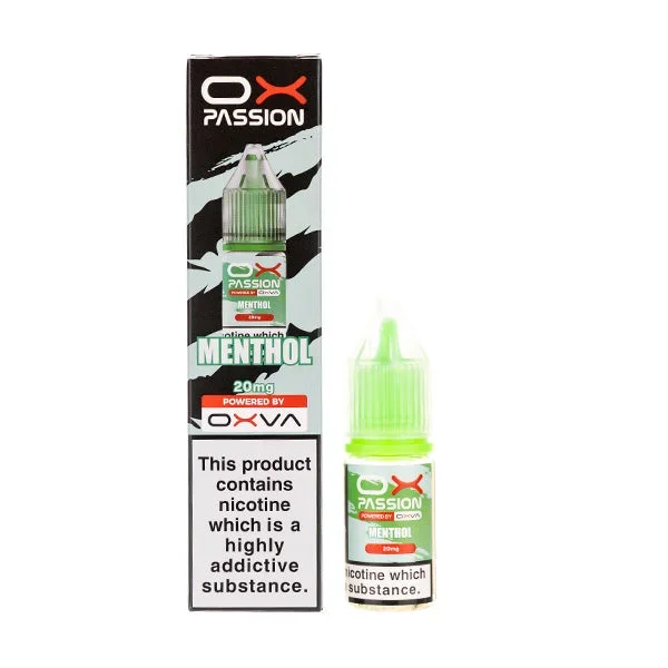 Menthol Nic Salt E-Liquid by Oxva Ox Passion
