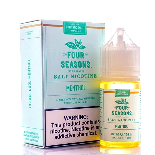 Menthol Salt – Four Seasons E-Juice [Naturally-Extracted]