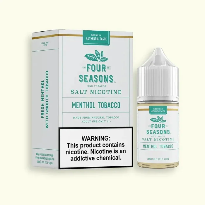 Menthol Tobacco – Four Seasons Salt 30mL