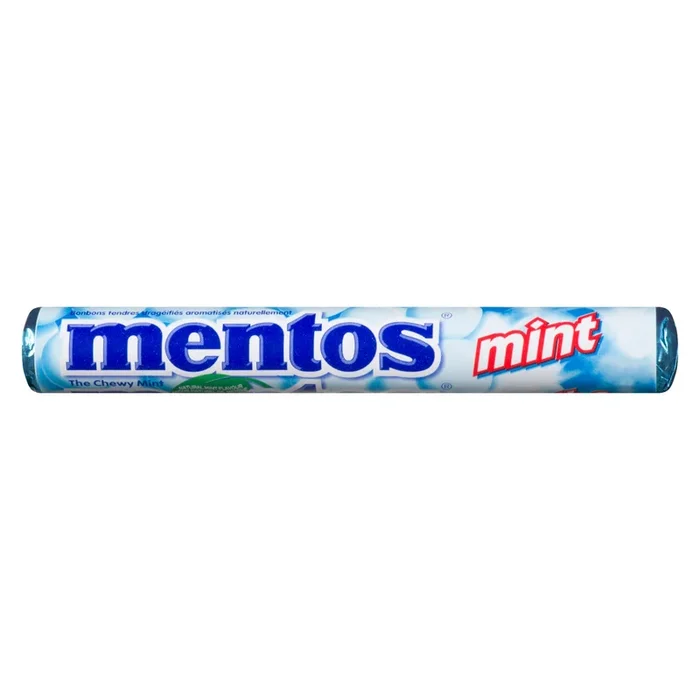 Mentos Bonbon Tendres Menthe, 37 g